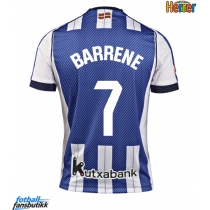 Real Sociedad Ander Barrenetxea #7 Hjemmedrakt 2025-26 Kortermet